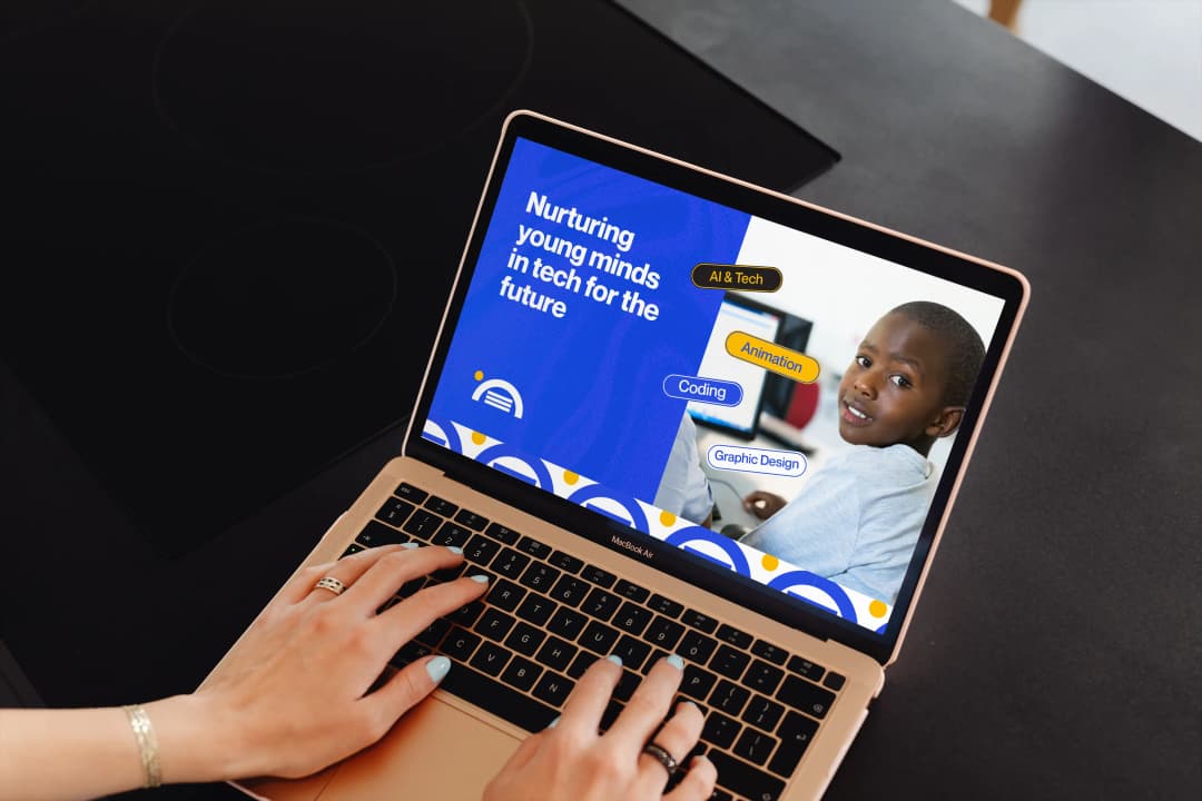 Giant Strides EduTech Consulting Limited-A picture in a macbook laptop